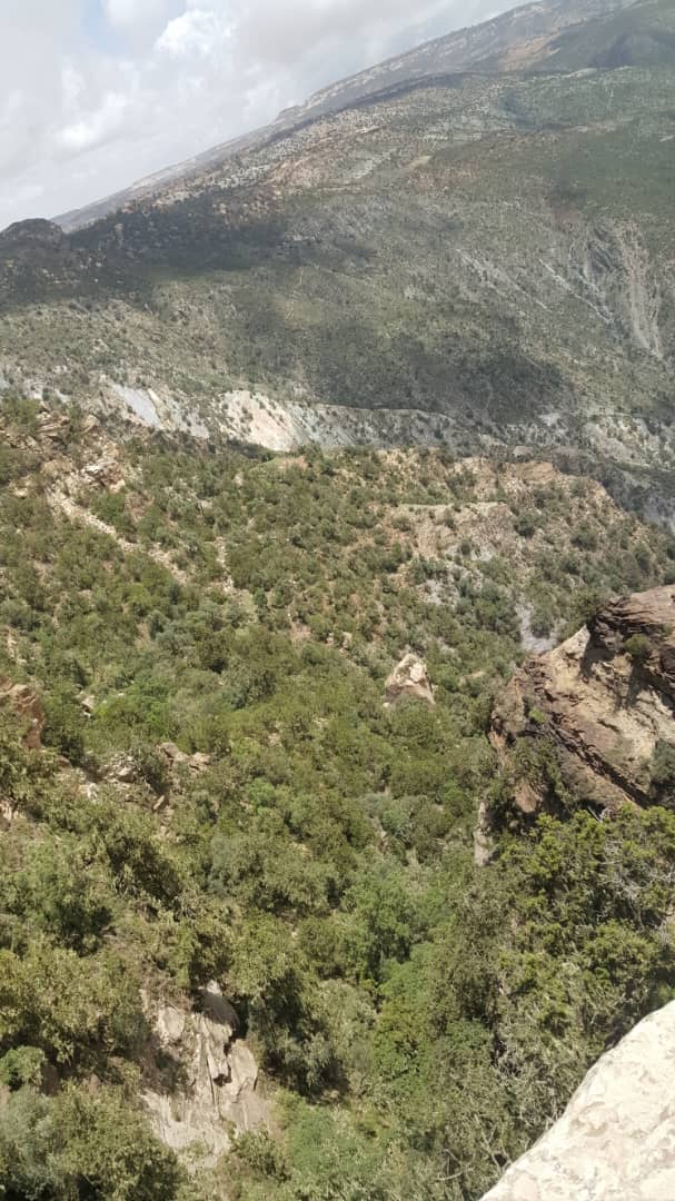 Expansive mountain landscape views