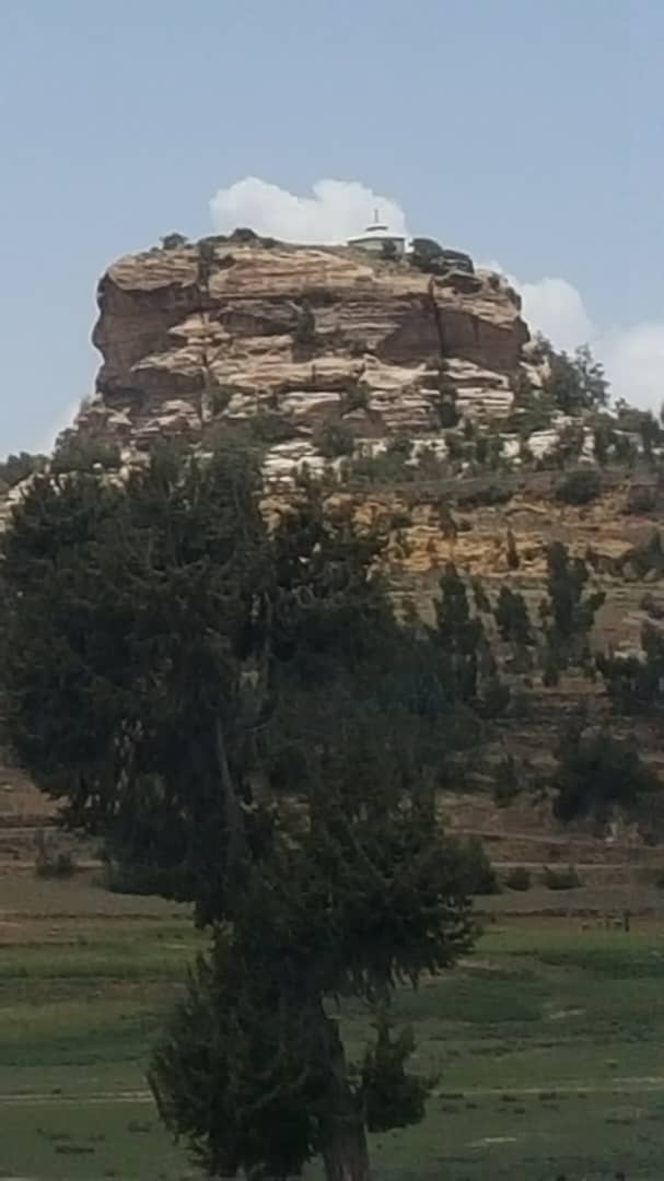 Dramatic rocky mountain formations